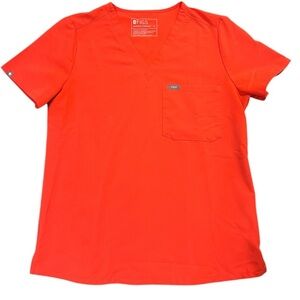 FIGS Women’s Burnt Orange Scrub Top Size Medium PO 5130